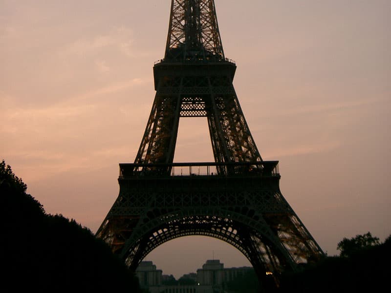 Eiffel Tower, dusk