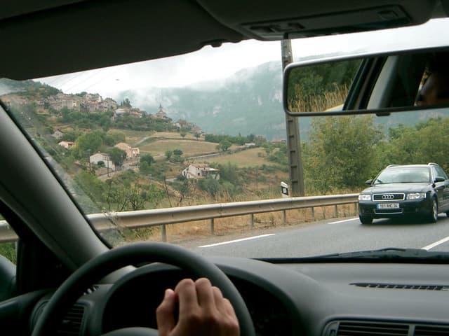 Driving through France