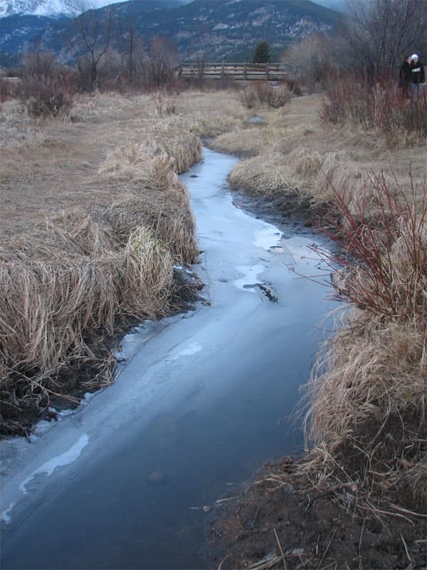 Frozen stream