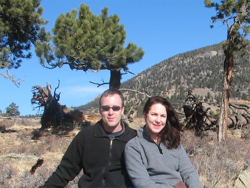 Allen w/ tree growing out of head & Tracy