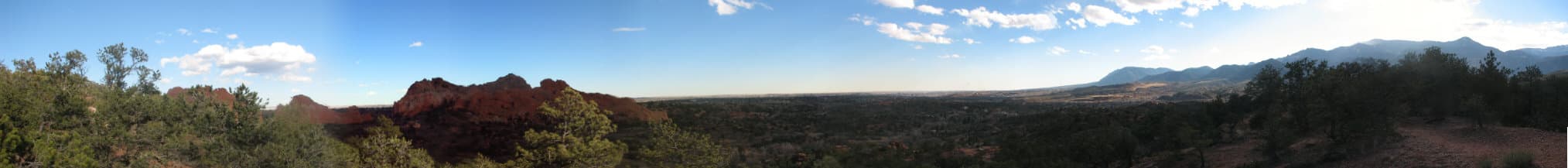 Garden of the Gods panorama