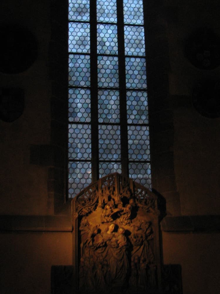 Inside the cathedral