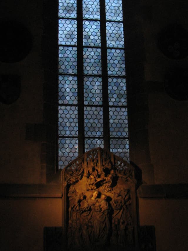 Inside the cathedral