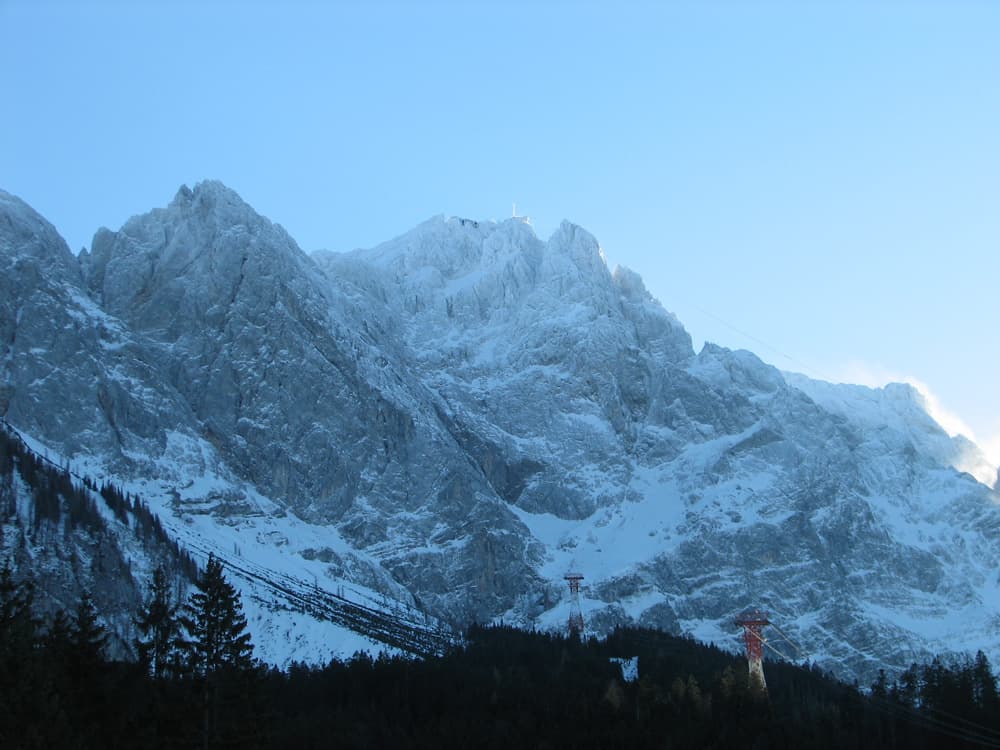 Zugspitze, tallest peak in Germany