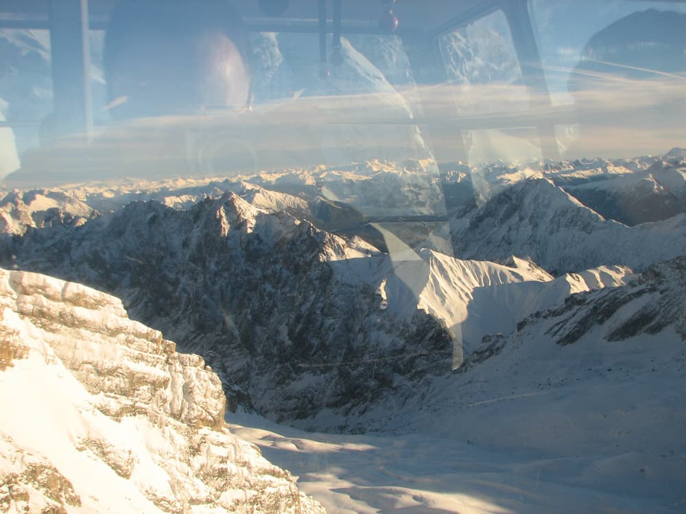 View from next cablecar