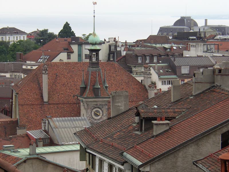 Lausanne roofs