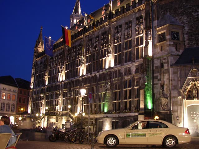 Aachen at twilight