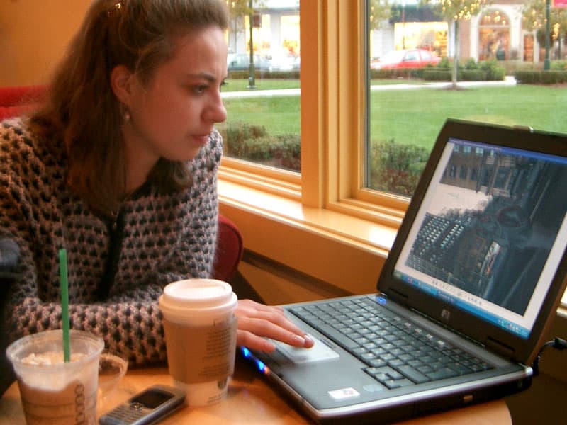 Natasha at Starbucks