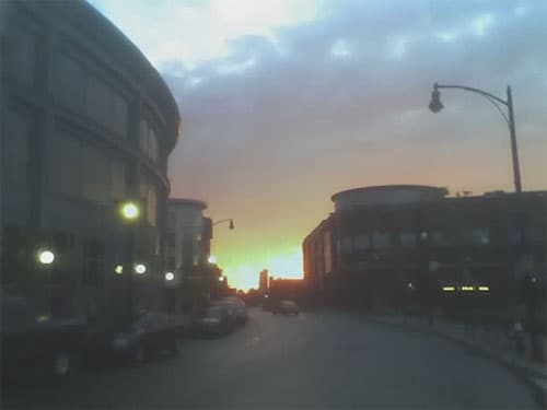 Sunset at Southside Works