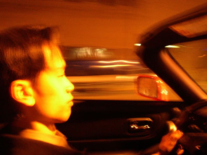 Jeff driving his MR2 Spyder