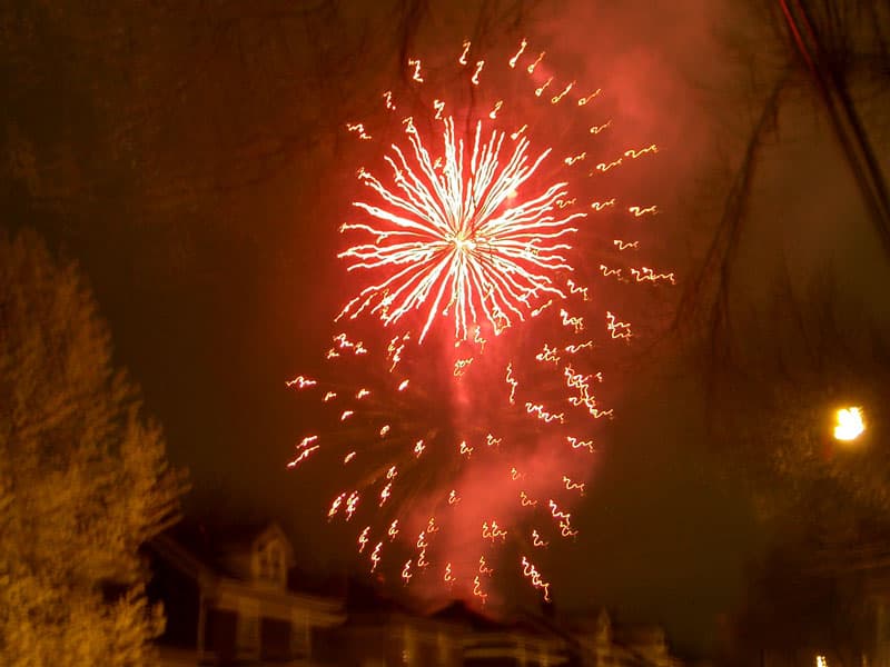 Fireworks from Beeler