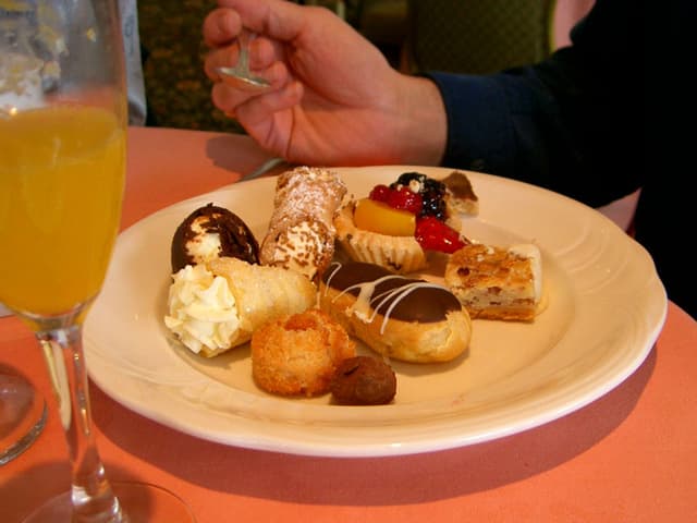 Desserts at Coronado brunch