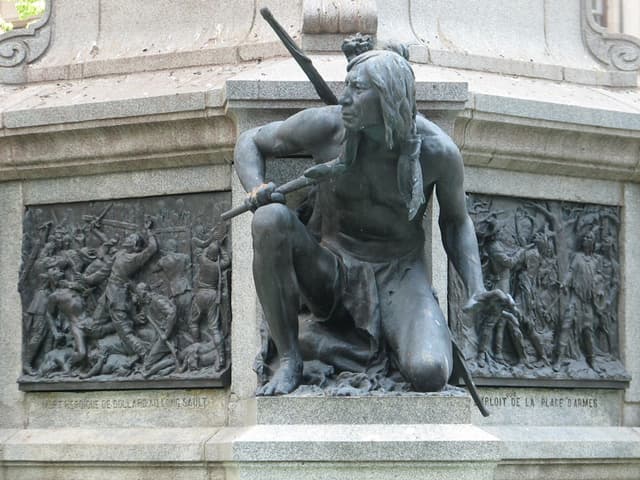 Iroquois statue