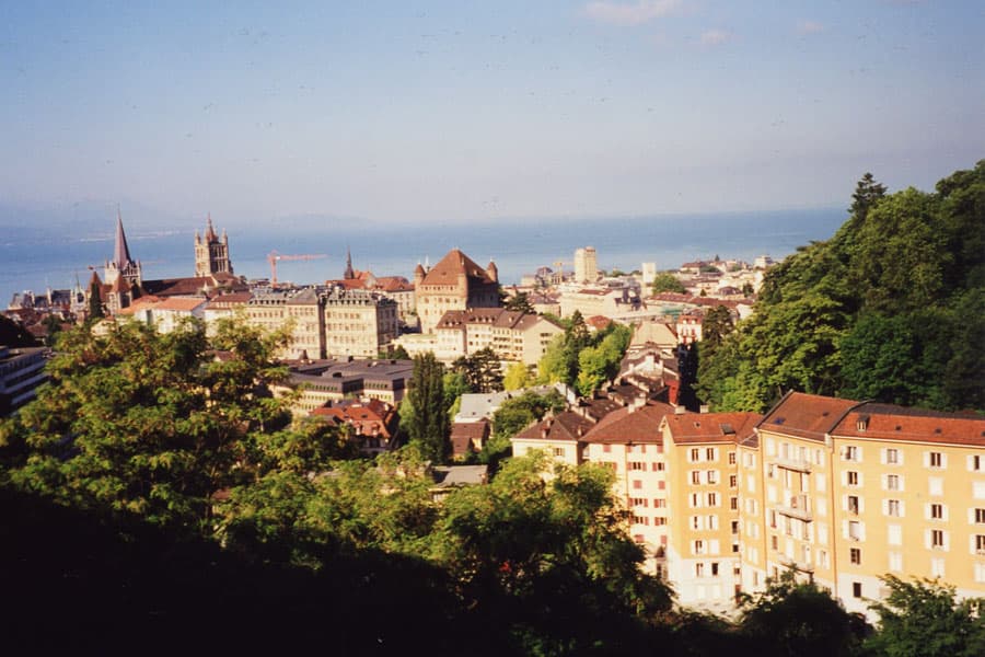 View from my balcony, Lausanne