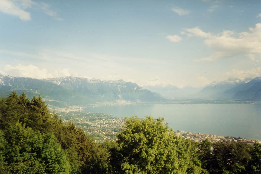 Lake Geneva view from Vevey
