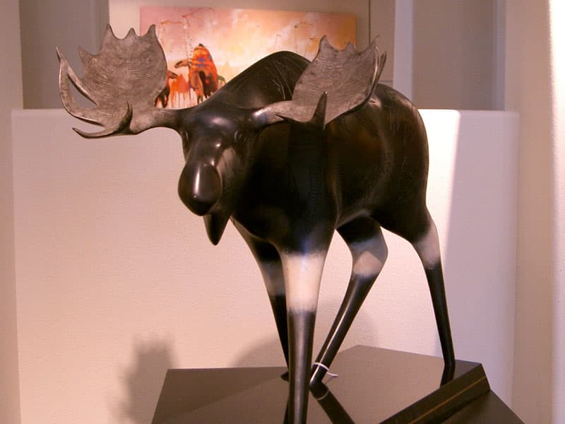 Bullmoose sculpture