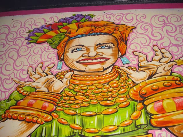 Mural at the venue