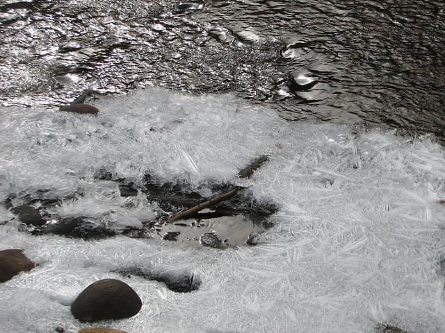 Ice crystals