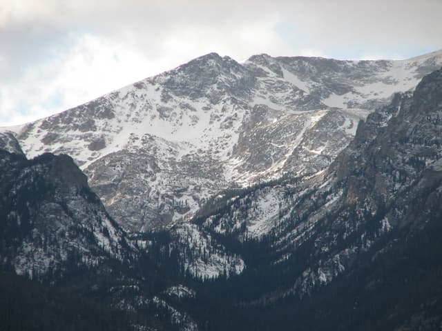 Snowcapped peak