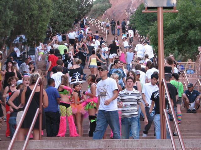 Concert-goers