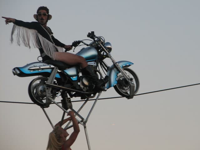 Tightrope show