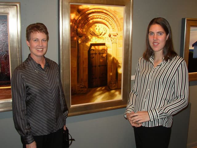 Mom and sister Anna